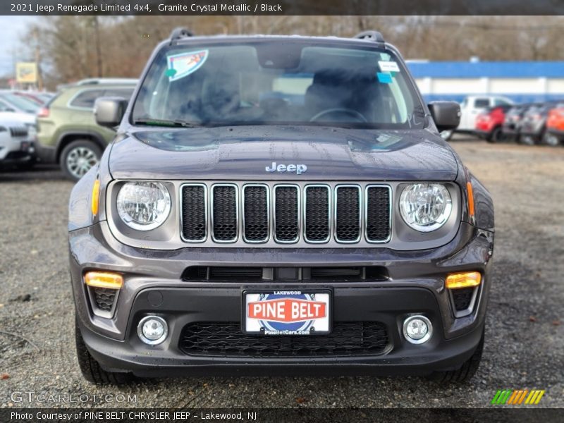 Granite Crystal Metallic / Black 2021 Jeep Renegade Limited 4x4