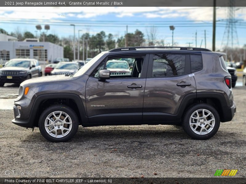 Granite Crystal Metallic / Black 2021 Jeep Renegade Limited 4x4