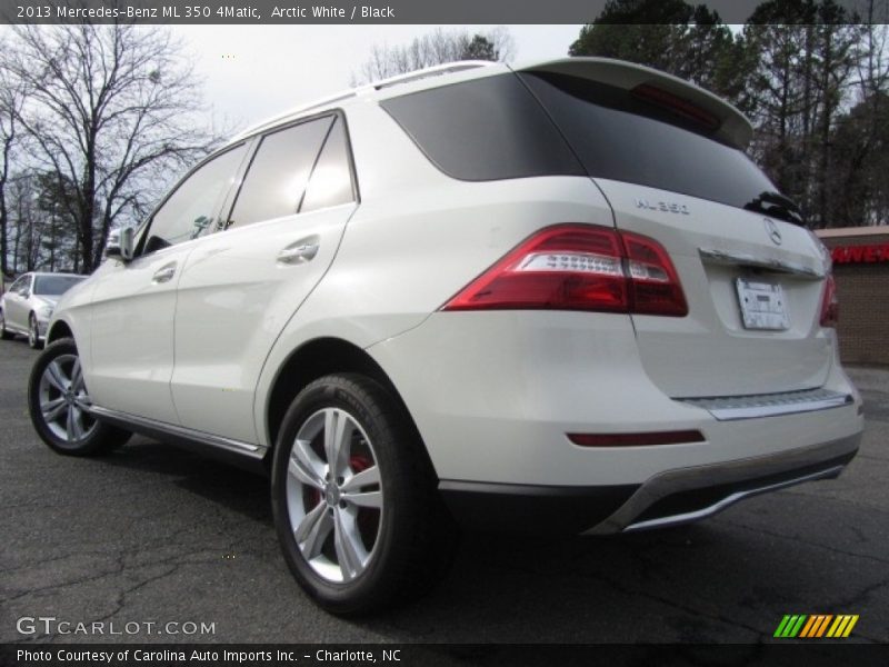 Arctic White / Black 2013 Mercedes-Benz ML 350 4Matic