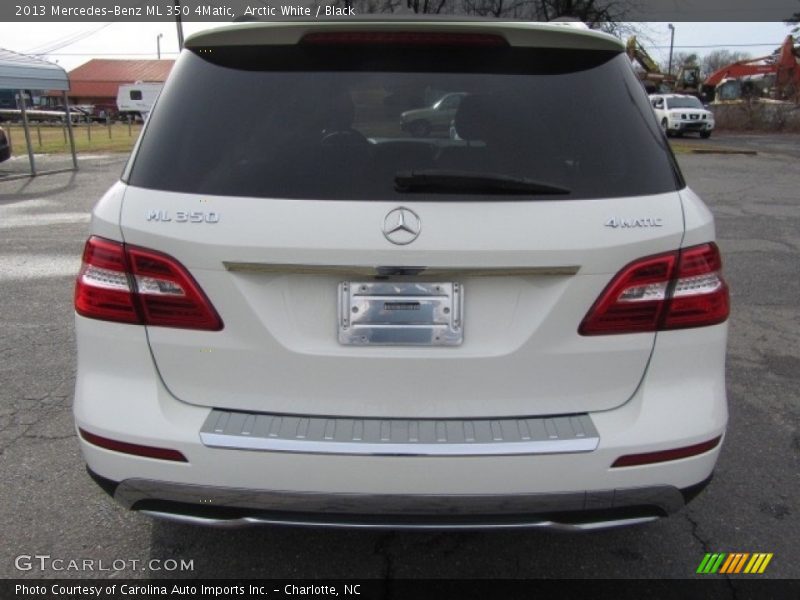 Arctic White / Black 2013 Mercedes-Benz ML 350 4Matic