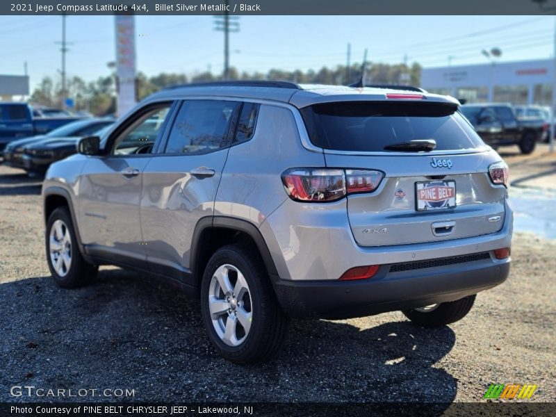 Billet Silver Metallic / Black 2021 Jeep Compass Latitude 4x4