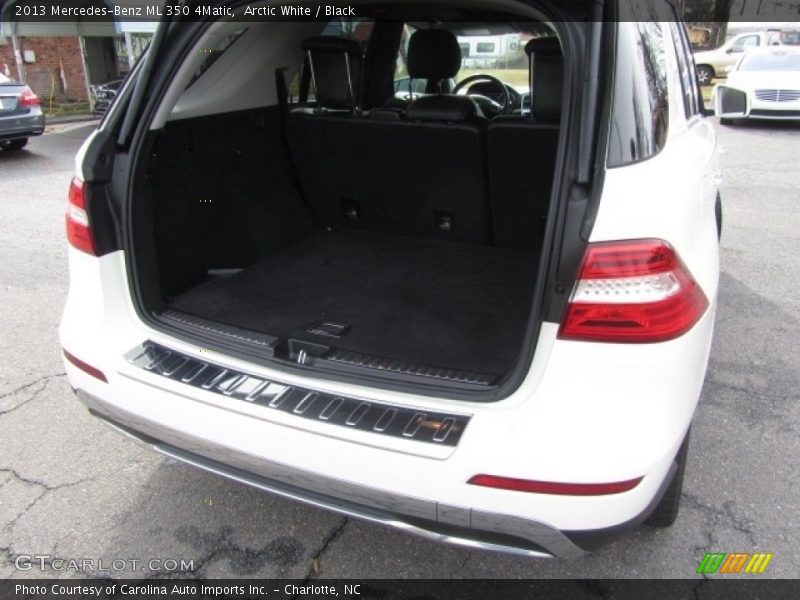 Arctic White / Black 2013 Mercedes-Benz ML 350 4Matic