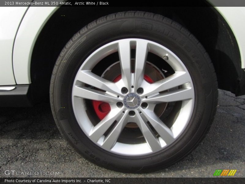 Arctic White / Black 2013 Mercedes-Benz ML 350 4Matic