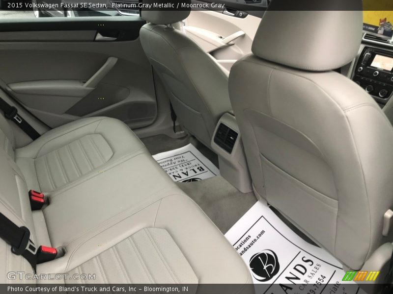 Rear Seat of 2015 Passat SE Sedan