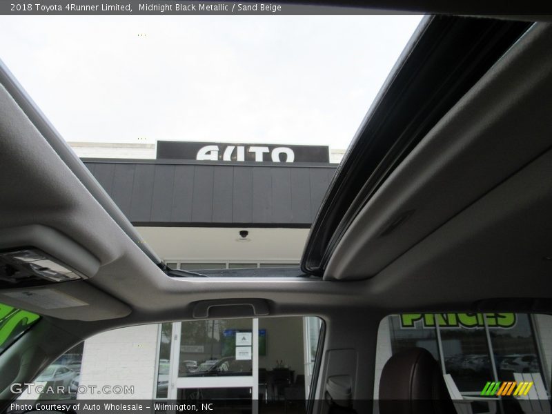 Midnight Black Metallic / Sand Beige 2018 Toyota 4Runner Limited