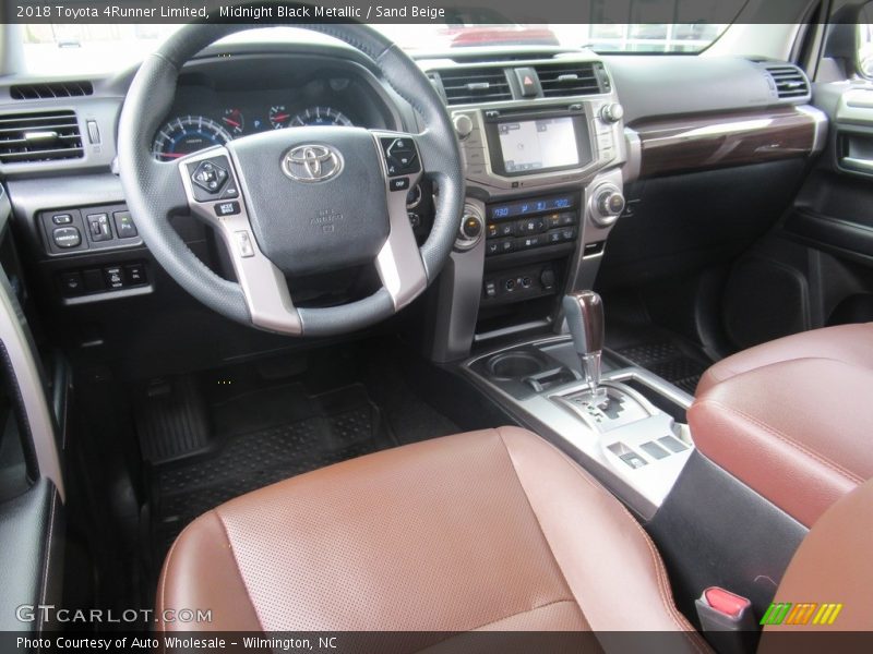Midnight Black Metallic / Sand Beige 2018 Toyota 4Runner Limited