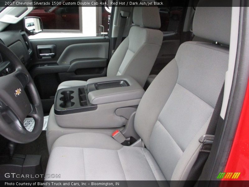 Red Hot / Dark Ash/Jet Black 2017 Chevrolet Silverado 1500 Custom Double Cab 4x4