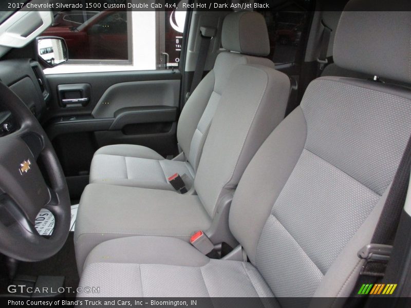 Red Hot / Dark Ash/Jet Black 2017 Chevrolet Silverado 1500 Custom Double Cab 4x4