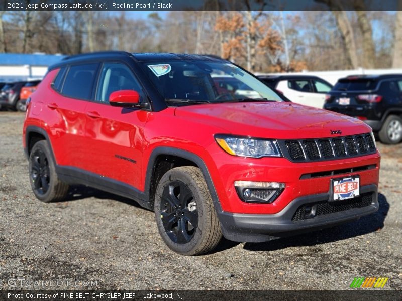 Redline Pearl / Black 2021 Jeep Compass Latitude 4x4