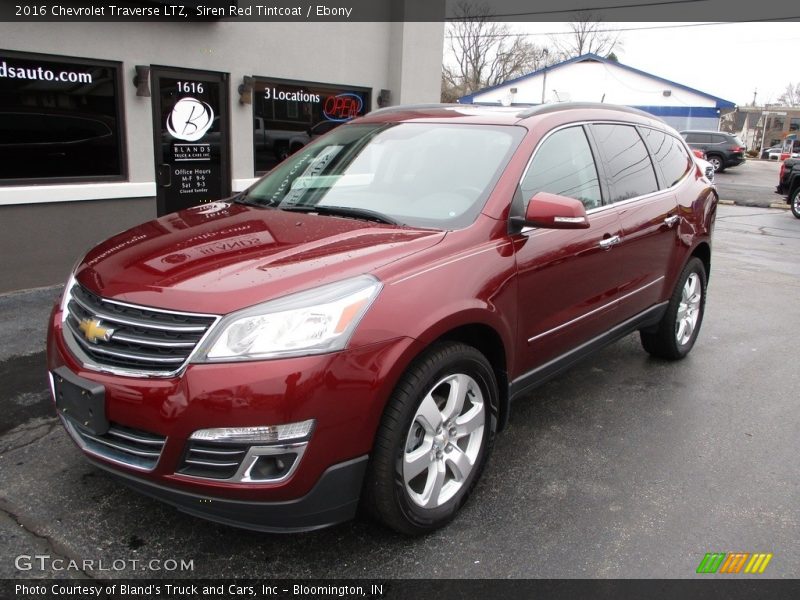 Siren Red Tintcoat / Ebony 2016 Chevrolet Traverse LTZ