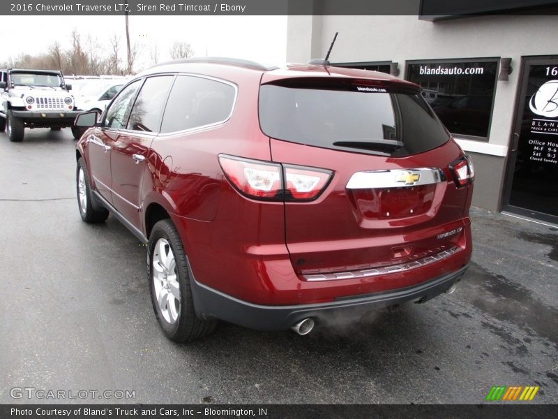 Siren Red Tintcoat / Ebony 2016 Chevrolet Traverse LTZ
