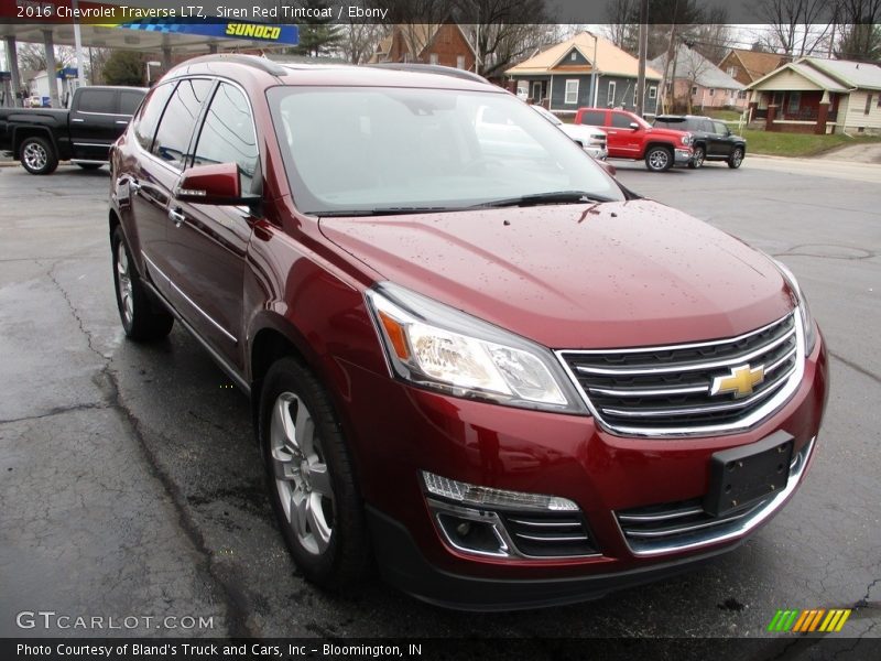 Siren Red Tintcoat / Ebony 2016 Chevrolet Traverse LTZ