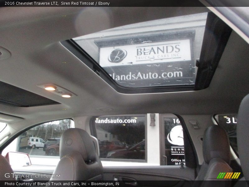 Siren Red Tintcoat / Ebony 2016 Chevrolet Traverse LTZ