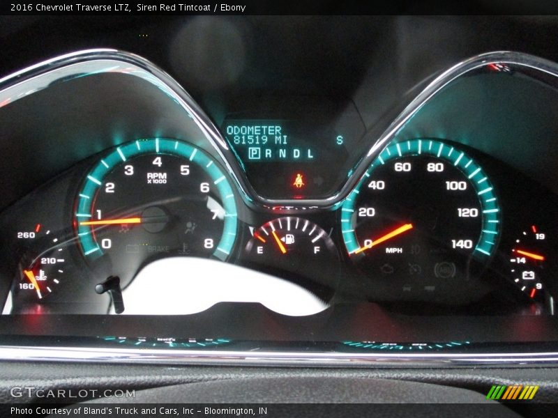Siren Red Tintcoat / Ebony 2016 Chevrolet Traverse LTZ