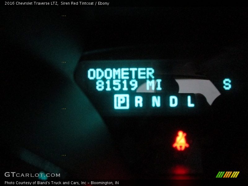 Siren Red Tintcoat / Ebony 2016 Chevrolet Traverse LTZ