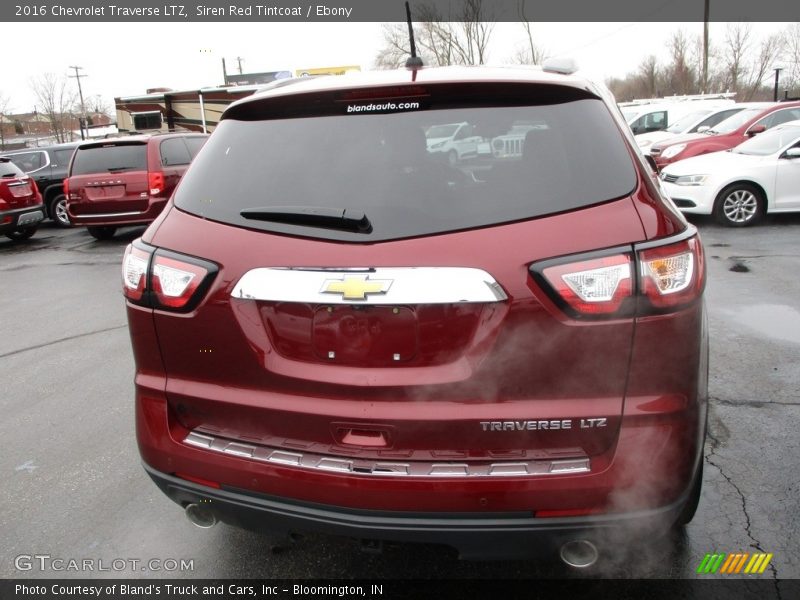 Siren Red Tintcoat / Ebony 2016 Chevrolet Traverse LTZ
