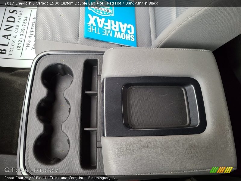 Red Hot / Dark Ash/Jet Black 2017 Chevrolet Silverado 1500 Custom Double Cab 4x4