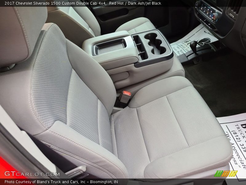 Red Hot / Dark Ash/Jet Black 2017 Chevrolet Silverado 1500 Custom Double Cab 4x4