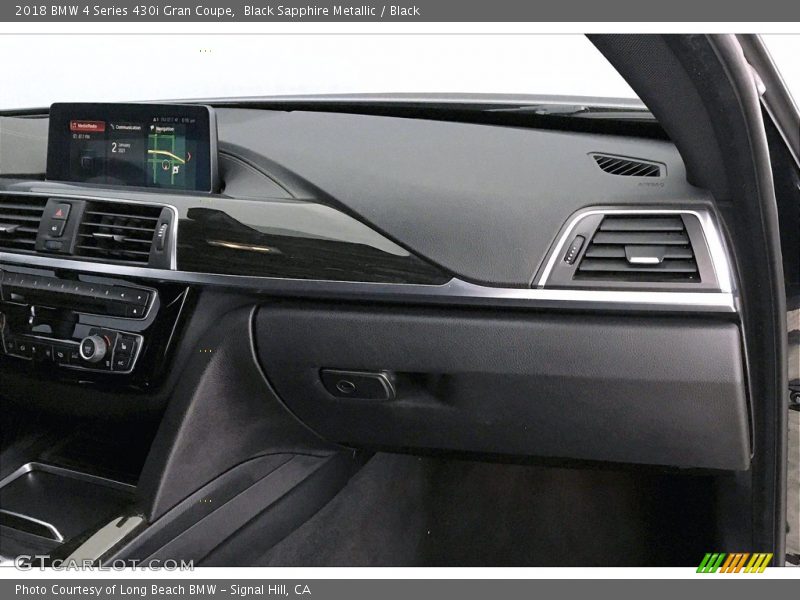 Black Sapphire Metallic / Black 2018 BMW 4 Series 430i Gran Coupe