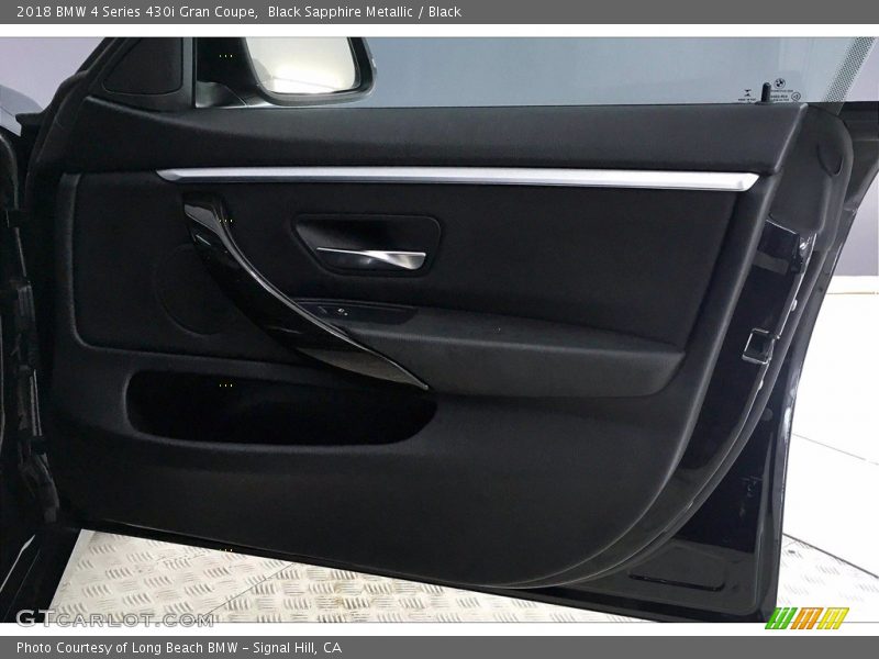 Black Sapphire Metallic / Black 2018 BMW 4 Series 430i Gran Coupe