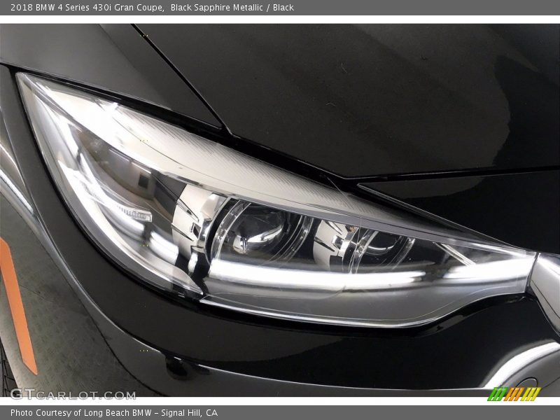 Black Sapphire Metallic / Black 2018 BMW 4 Series 430i Gran Coupe