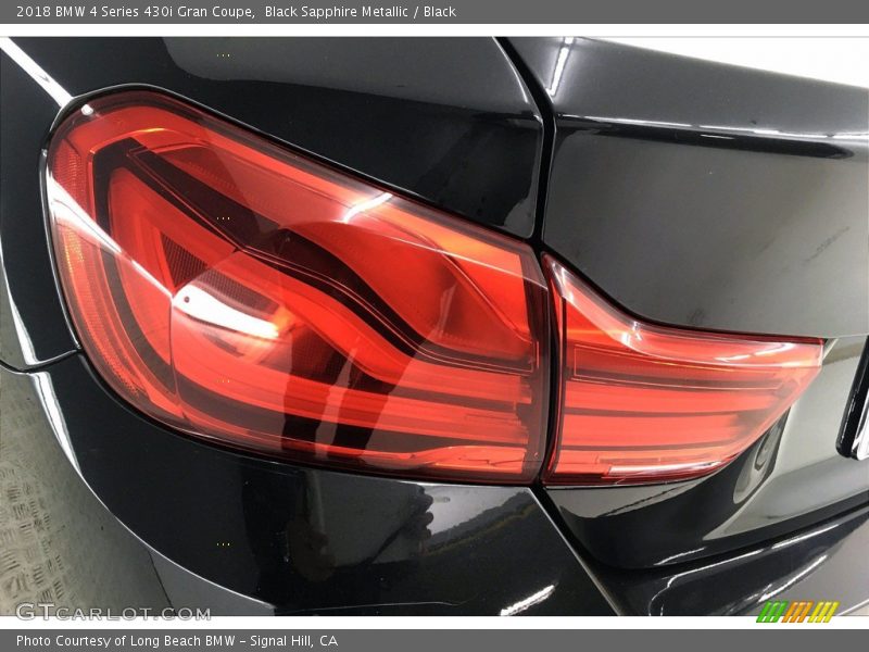 Black Sapphire Metallic / Black 2018 BMW 4 Series 430i Gran Coupe