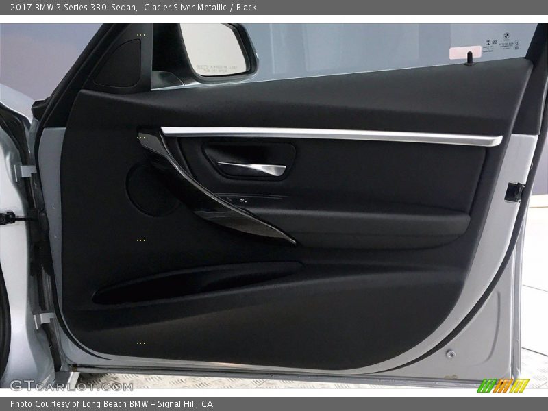 Glacier Silver Metallic / Black 2017 BMW 3 Series 330i Sedan