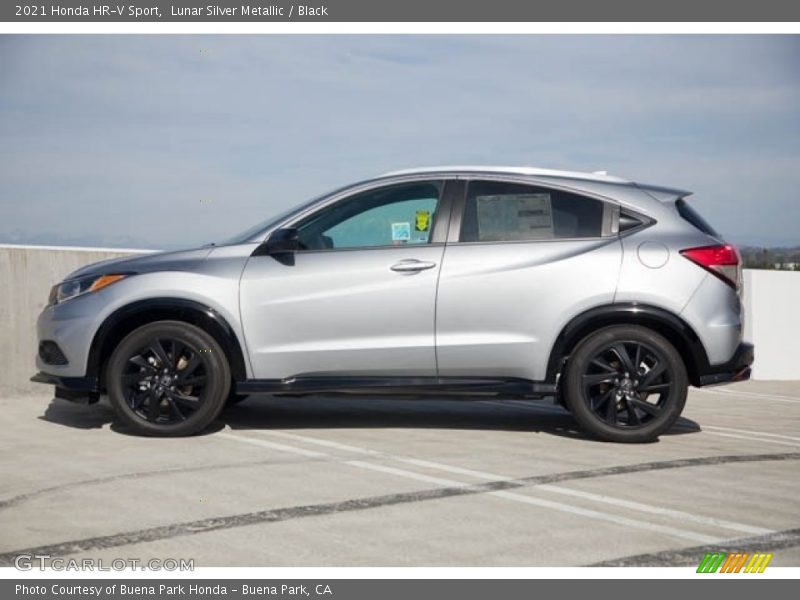 Lunar Silver Metallic / Black 2021 Honda HR-V Sport