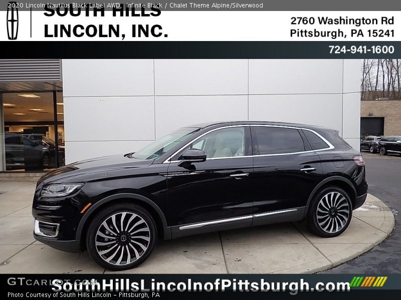 Infinite Black / Chalet Theme Alpine/Silverwood 2020 Lincoln Nautilus Black Label AWD