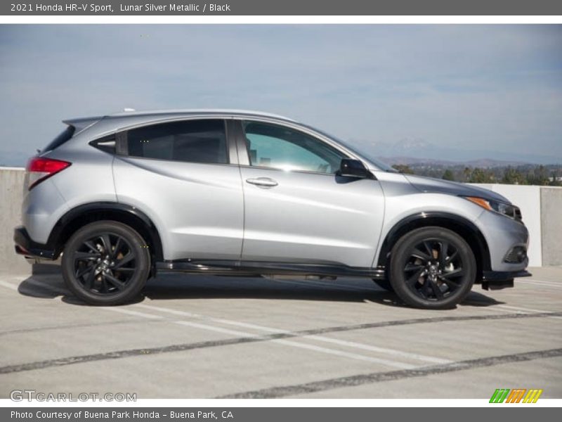 Lunar Silver Metallic / Black 2021 Honda HR-V Sport