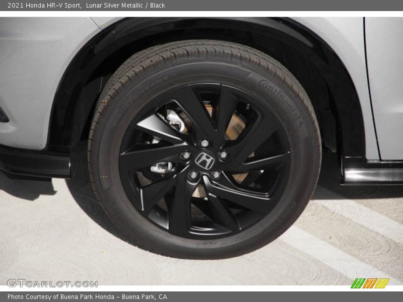 Lunar Silver Metallic / Black 2021 Honda HR-V Sport