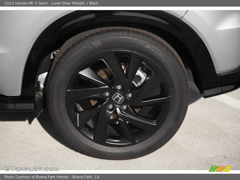 Lunar Silver Metallic / Black 2021 Honda HR-V Sport