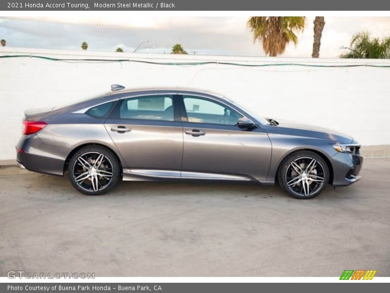 Modern Steel Metallic / Black 2021 Honda Accord Touring