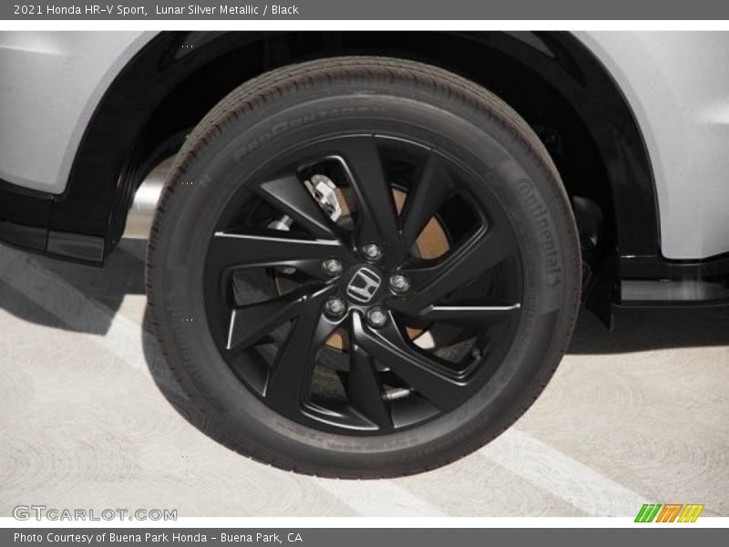 Lunar Silver Metallic / Black 2021 Honda HR-V Sport