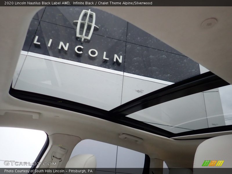 Sunroof of 2020 Nautilus Black Label AWD