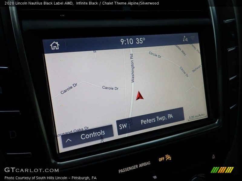 Navigation of 2020 Nautilus Black Label AWD