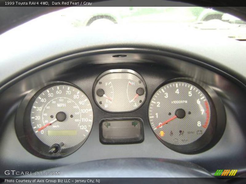 Dark Red Pearl / Gray 1999 Toyota RAV4 4WD