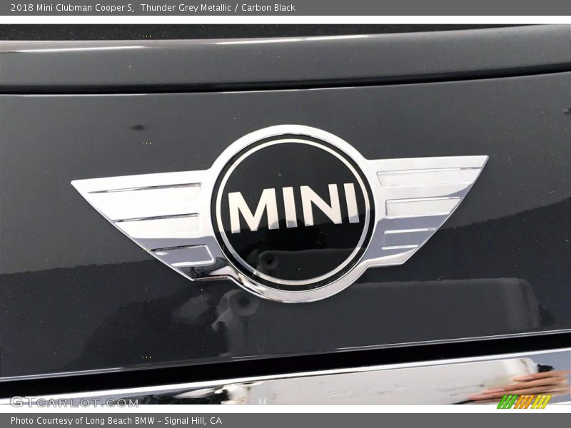 Thunder Grey Metallic / Carbon Black 2018 Mini Clubman Cooper S