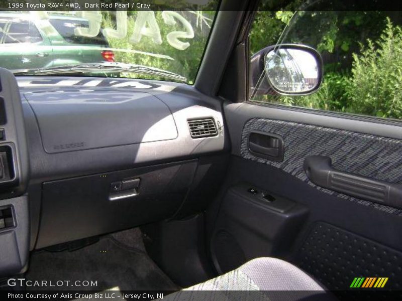 Dark Red Pearl / Gray 1999 Toyota RAV4 4WD