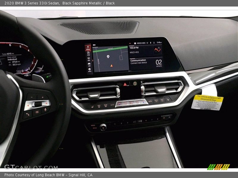 Black Sapphire Metallic / Black 2020 BMW 3 Series 330i Sedan