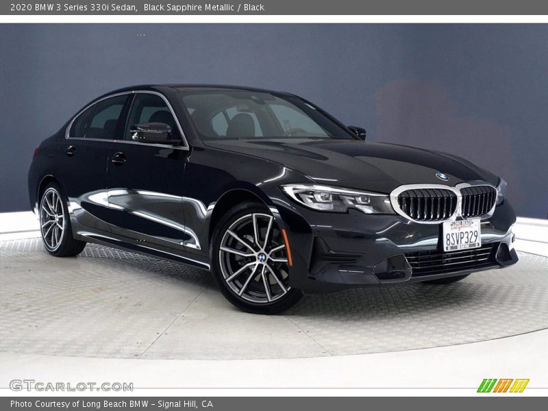 Black Sapphire Metallic / Black 2020 BMW 3 Series 330i Sedan