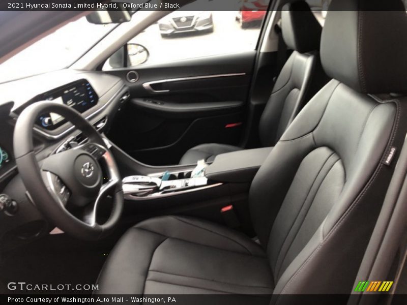 Oxford Blue / Black 2021 Hyundai Sonata Limited Hybrid