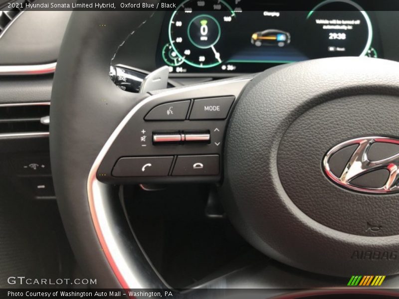 Oxford Blue / Black 2021 Hyundai Sonata Limited Hybrid