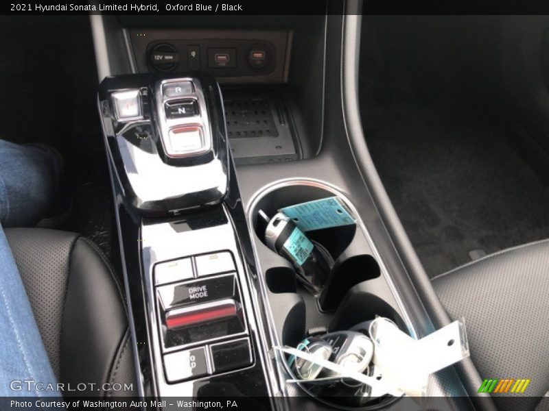 Oxford Blue / Black 2021 Hyundai Sonata Limited Hybrid