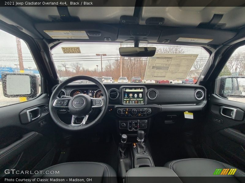 Dashboard of 2021 Gladiator Overland 4x4