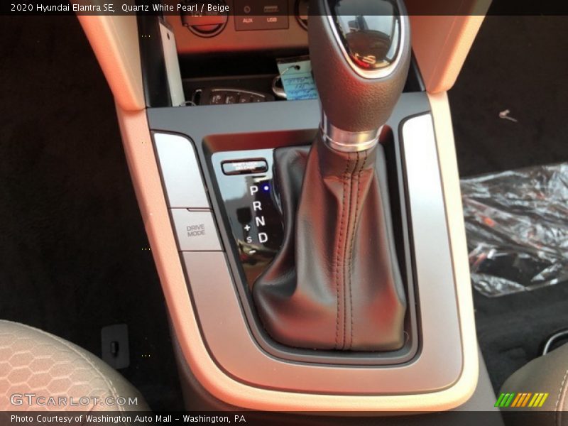 Quartz White Pearl / Beige 2020 Hyundai Elantra SE