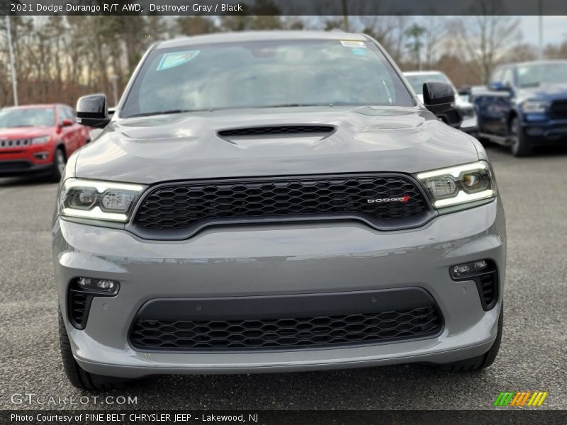 Destroyer Gray / Black 2021 Dodge Durango R/T AWD