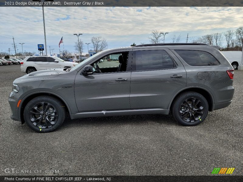Destroyer Gray / Black 2021 Dodge Durango R/T AWD