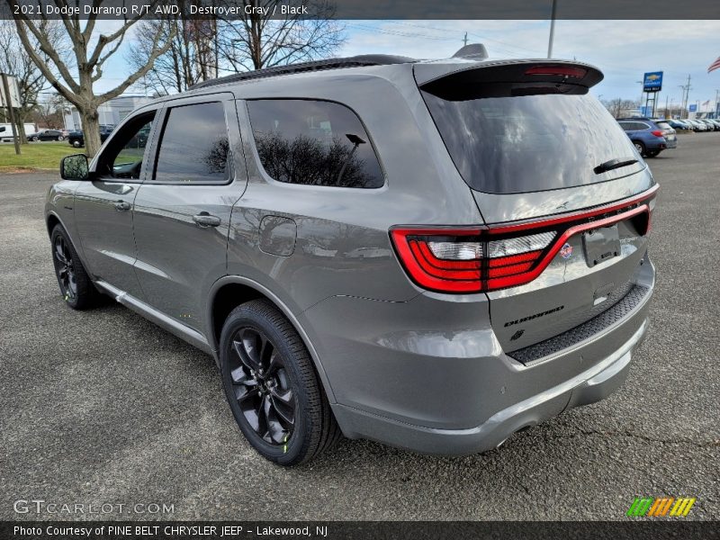 Destroyer Gray / Black 2021 Dodge Durango R/T AWD