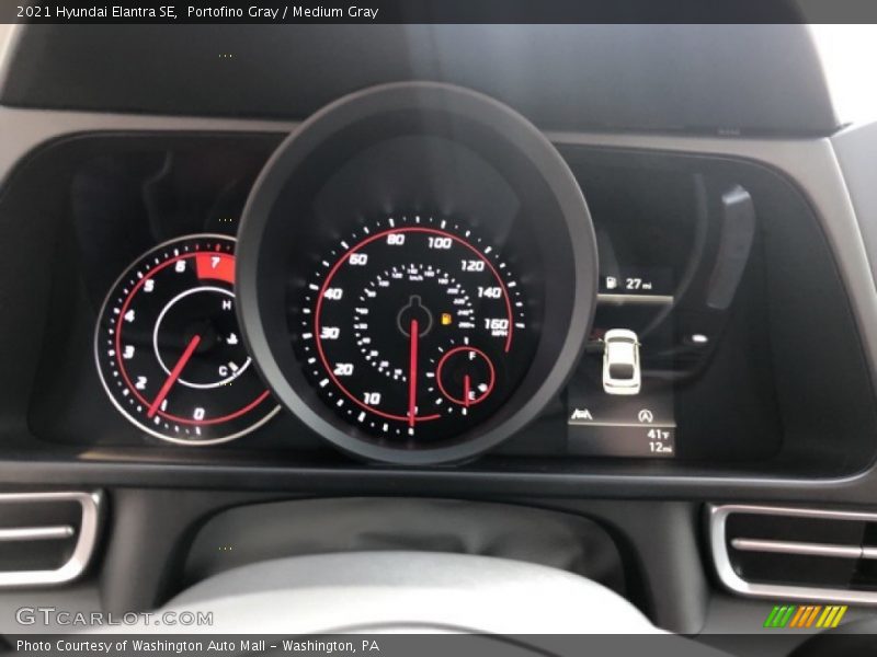 Portofino Gray / Medium Gray 2021 Hyundai Elantra SE
